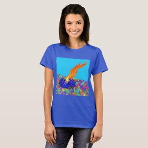 ל ״ ג ב ע מ ו modernen grafischen Lag B'Omer Feuer T-Shirt