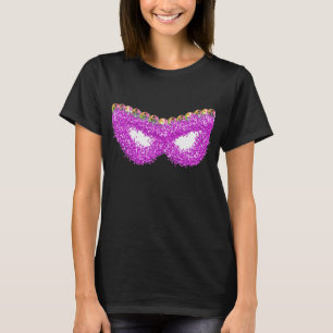 פּוּרִים Purim Esthers Maske Edelstein Krone T-Shirt