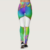 פּ וּ רִ ם Blumenkönigin Purim Vashti. Leggings (Rückseite)