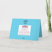 פֶּ סַ ח Pesach Exodus Card Dankeskarte (Rückseite)