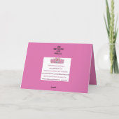 פֶּ סַ ח Pessach 10 Gebote Karte (Rückseite)