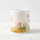 ا س م ز ي ب arabischen Zeinab-Namen Jumbo-Tasse (Vorderseite)