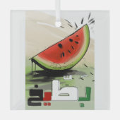 ب ط ي خ ل س   Palästina Ornament Aus Glas (Vorderseite)