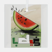 ب ط ي خ ل س Palästina Ornament Aus Glas (Rückseite)