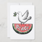 ب ي خ ل ط | Wassermelon & Dove Einladung (Vorderseite)