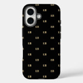حروف اسم Elegant Monogram Case-Mate iPhone Hülle (Rückseite)