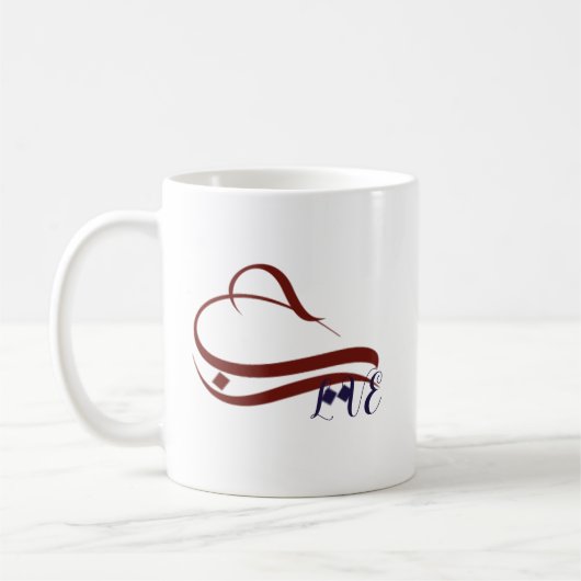 ح ب ي meine Liebe Kaffeetasse (Links)