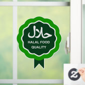 ح ل ل Halbtagsfenster für Lebensmittel-Geschäftsfe Fensteraufkleber (Zuhause)