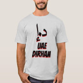 درهمد .إ. Arabische Emirate-Dirhamgrau T-Shirt (Vorderseite)