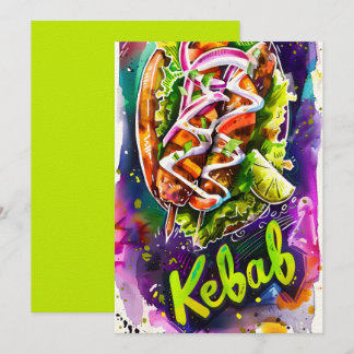 ش ي ش ك ا ب Kebab Grilled Juicy Arabic Cuisine Einladung