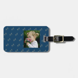 صورة و حروف اسمك الاولى Monogram Gepäckanhänger