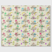 ع ي د س ي د farbenfroh ع geschenkpapier (Flach)