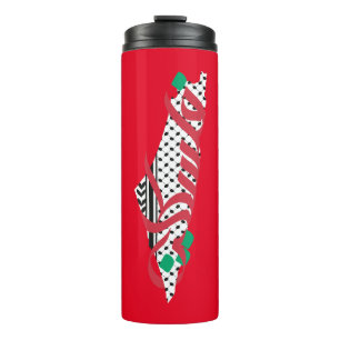 ف ل ط ن Palästina Thermosbecher