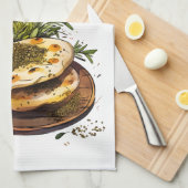 م ن ق و ة ز ش ع GESCHIRRTUCH (Viertel Falte)