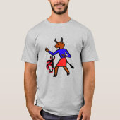 สู้ Kampf im thailändischen Minotaur T-Shirt (Vorderseite)