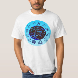 ๑ Zodiac-Signieren-T - Shirt ▒  ๑