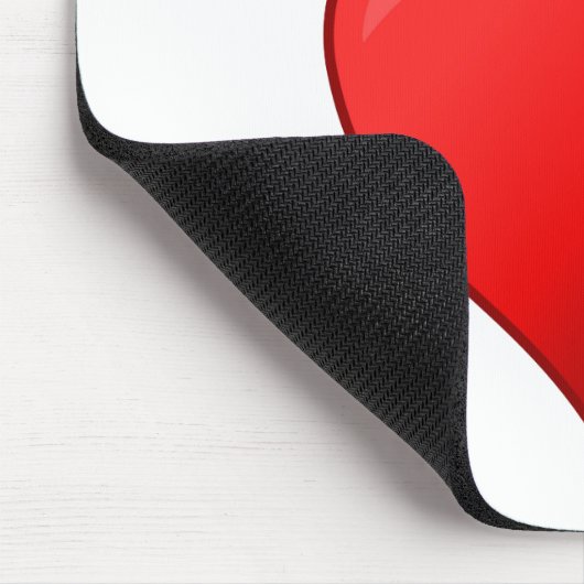 მიყვარხარ - i-Liebe Sie in georgischem Mousepad (Ecke)