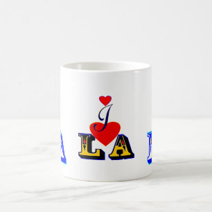 ღ ♥ I Liebe LA-Los Angeles Classic White Tasse ♥ ღ