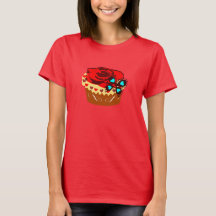 ღ Rot-Rose Choco-Burnout-T - Shirt ღ°