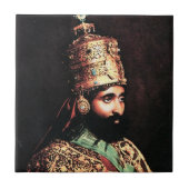 ቀዳማዊኃይለሥላሴ Haile Selassie I Jah Rastafari Roots Fliese (Vorderseite)
