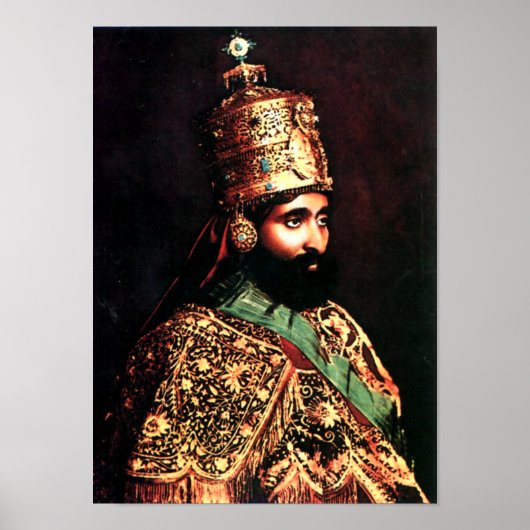 ቀ ዳ ማ ዊ ኃ ይ ለ ሥ | Haile Selassie I Coronation Post Poster (Vorne)