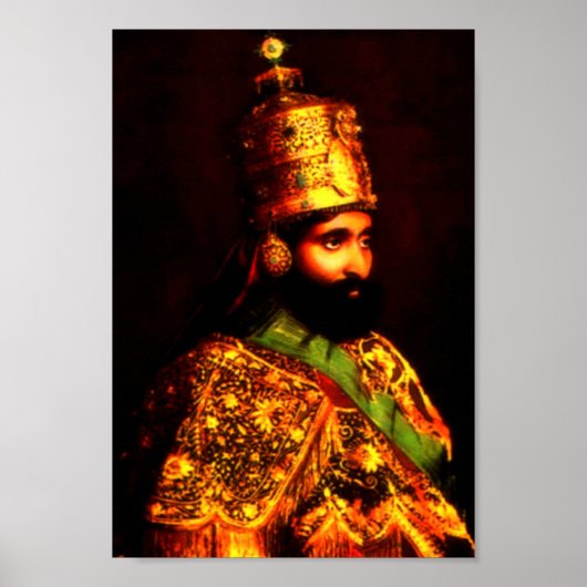 ቀ ዳ ማ ዊ ኃ ይ ለ ሥ | Haile Selassie I Coronation Post Poster (Vorne)