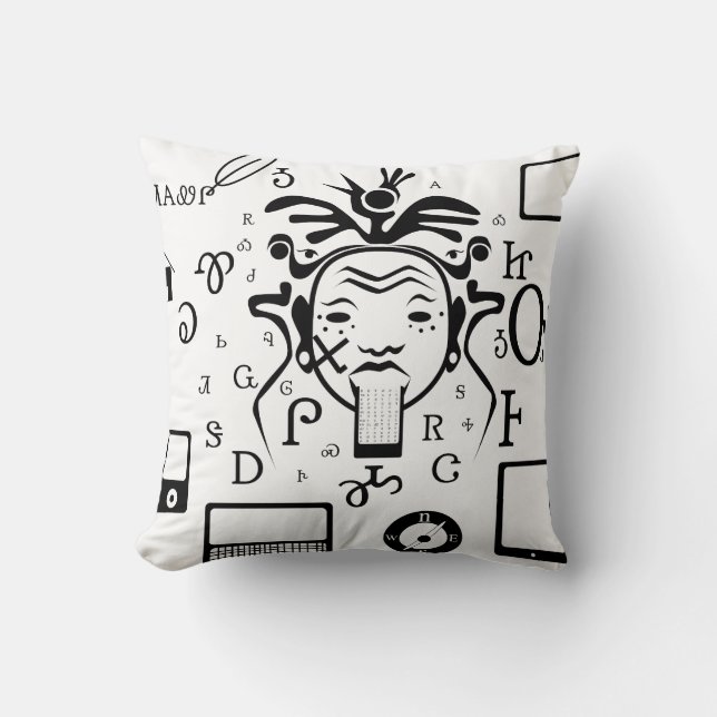 ᏣᎳᎩᎠᏈᏍᏙ Cherokee Kissen (Vorderseite)