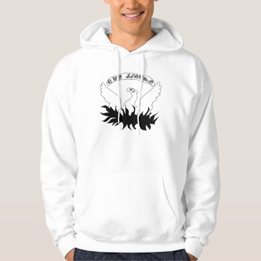 ᏣᎳᎩᏧᎴᎯᏌᏅᎯ Cherokee Phoenix ᏣᎳᎩ Hoodie (Vorderseite)