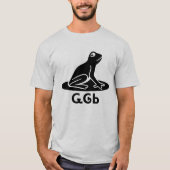 Ꮹ Ꮆ - Frosch in Cherokee T-Shirt (Vorderseite)