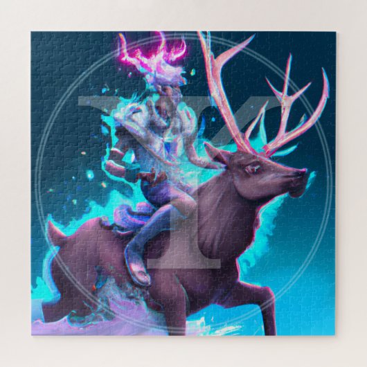 ᛉ Rune Puzzle | angelsächsische Wikinger Sprachkun (Horizontal)