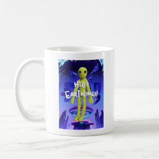 あいさつする宇宙人の柄 KAFFEETASSE