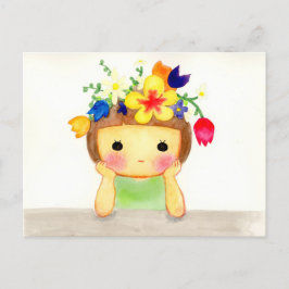 あたまお花畑 FEIERTAGSPOSTKARTE