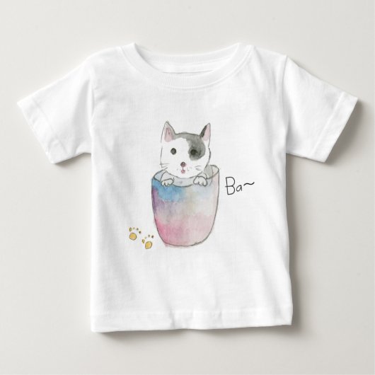 いたずら子猫のご挨拶 BABY T-SHIRT (Vorderseite)