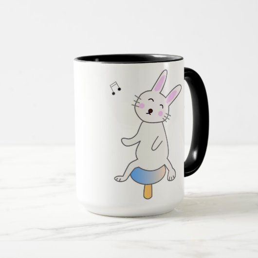 うさぎのマグカップ TASSE (VorderseiteRechts)