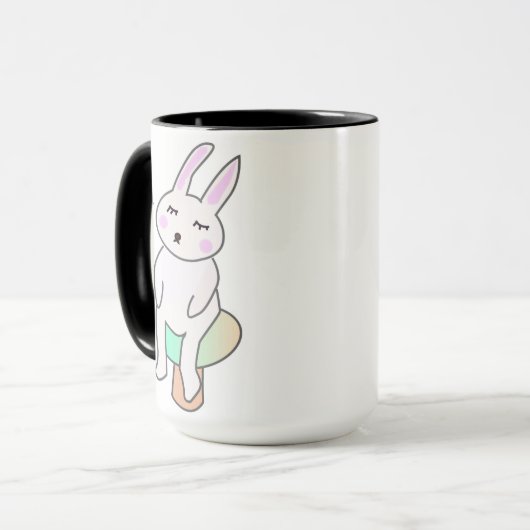 うさぎのマグカップ TASSE (Vorderseite Links)