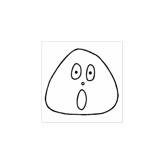 おにぎり顔スタンプ（17） GUMMISTEMPEL (Prägung)