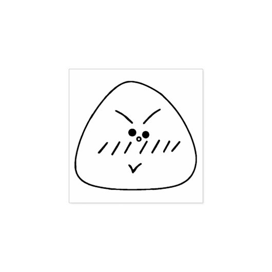 おにぎり顔スタンプ(36) GUMMISTEMPEL (Prägung)