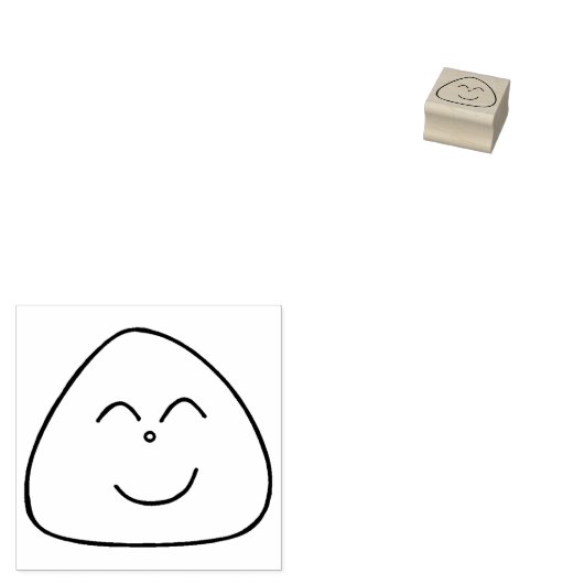 おにぎり顔スタンプ(40) GUMMISTEMPEL (Stempel)