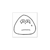 おにぎり顔スタンプ(5) GUMMISTEMPEL (Prägung)