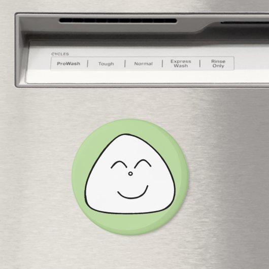 おにぎり顔マグネット(グリーン40) MAGNET (In Situ (Geschirrspüler))