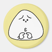 おにぎり顔（イエロー34） MAGNET (Vorne)