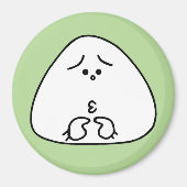 おにぎり顔(グリーン34) MAGNET (Vorne)