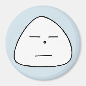 おにぎり顔(ブルー8) MAGNET (Vorne)