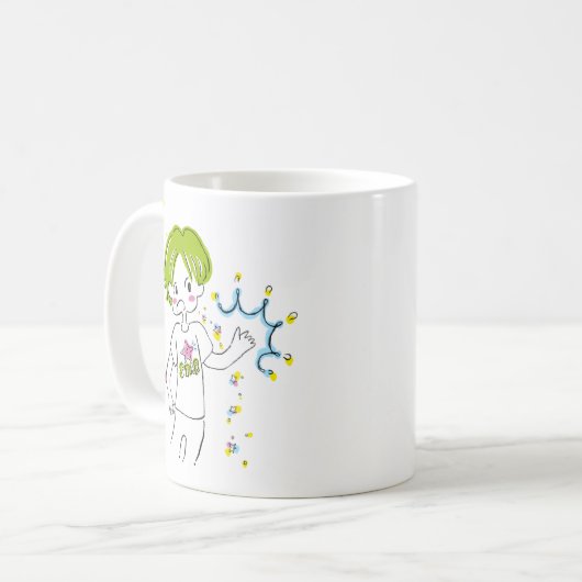 おばけとなんでやねん!コラボ コーヒーマグカップ KAFFEETASSE (Vorderseite Links)