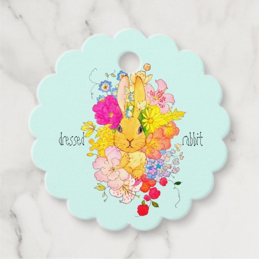 おめかし♡ウサギ GESCHENKANHÄNGER (Vorderseite)