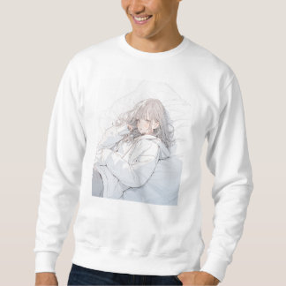 お昼寝JKスウェット|寿司娘 GenerativeAI Sweatshirt