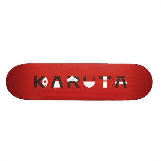 かるたJapanロゴ スケート板 Skateboard