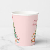 かわいいジャックラッセルテリアのクリスマス♡ PAPPBECHER (Rechts)