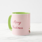 かわいいジャックラッセルテリアのクリスマス♡ TASSE (Vorderseite Links)