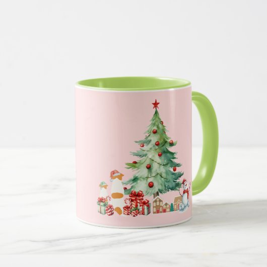 かわいいジャックラッセルテリアのクリスマス♡ TASSE (VorderseiteRechts)